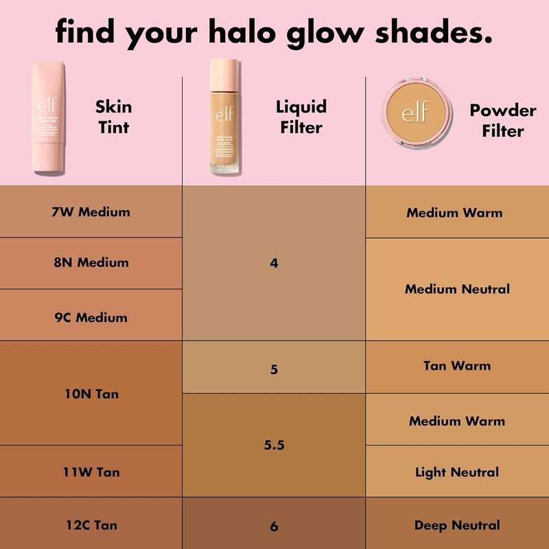 e.l.f. Halo Glow Powder - Ultra-Fine Finishing Powder for Pores & Fine Lines | Vegan, Medium Neutral