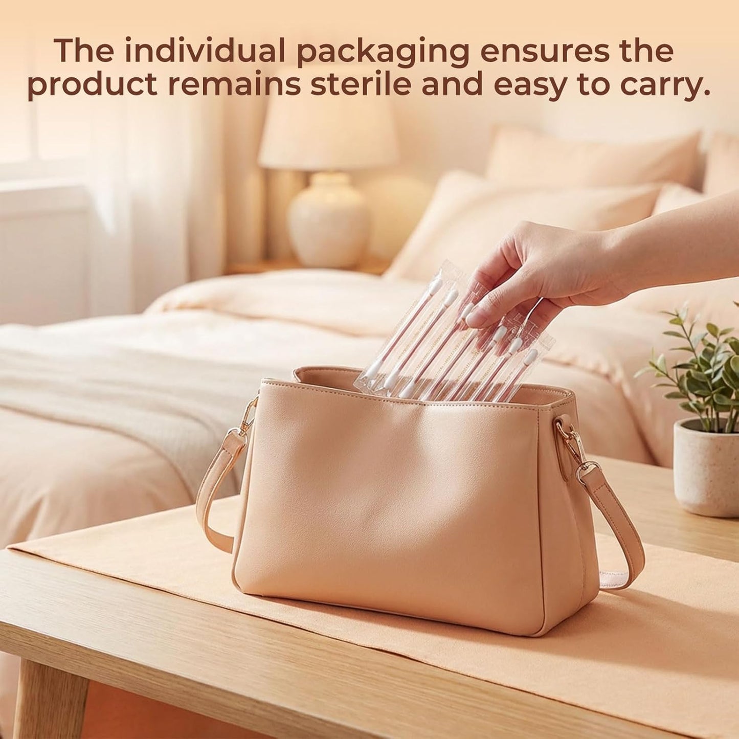 Iodine Swabs - Disposable Povidone Iodine Swabsticks for Wound Care | 300 Count Bulk Qtips