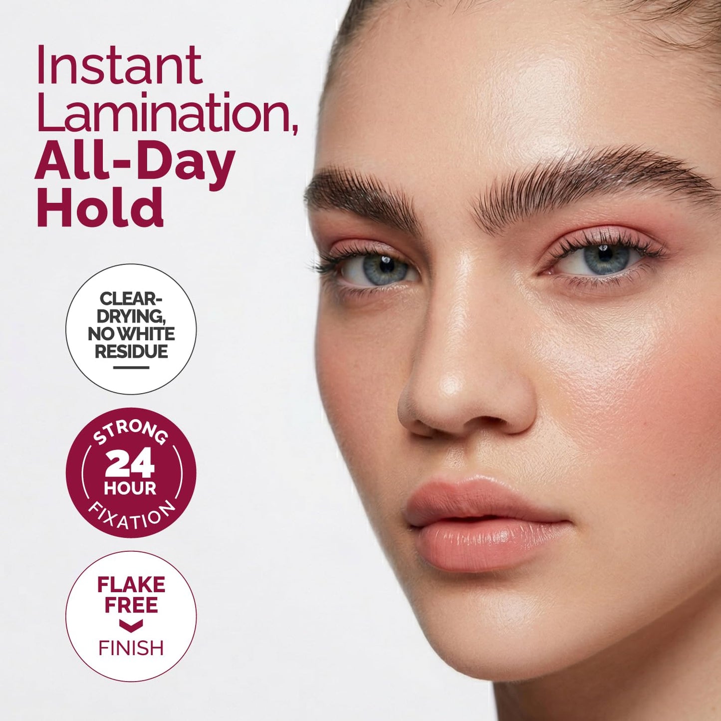 Brow Lift Wax - Clear Brow Wax for Instant Lamination & All-Day Hold | Flake-Free, 0.406 fl oz (12 mL)