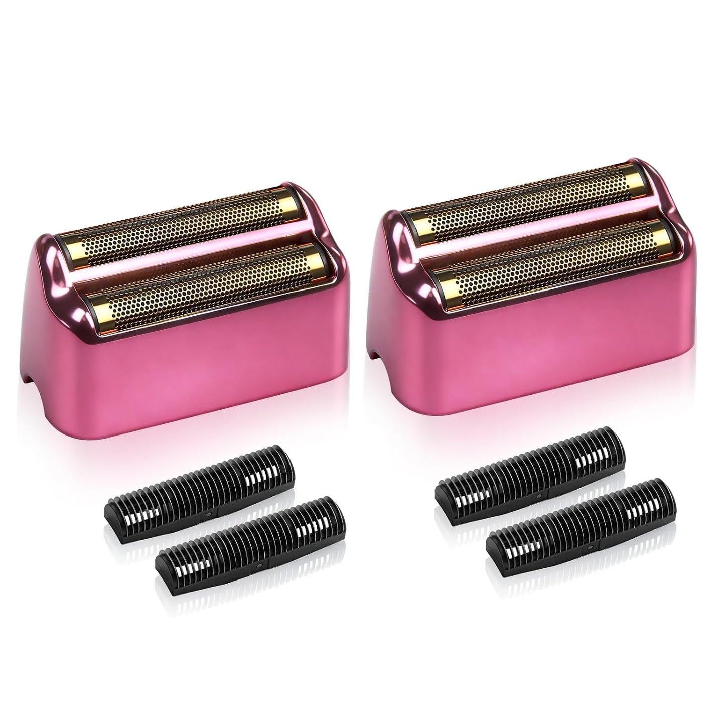 Shaver Replacement Foil & Cutters - Compatible with BaBylissPRO Double FXFS2 | Black 3 Pack