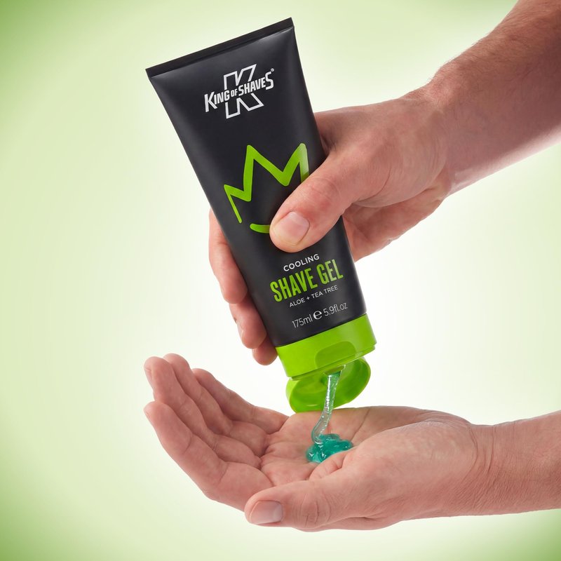 King of Shaves Cooling shave gel Aloe+Tea tree 4x175ml