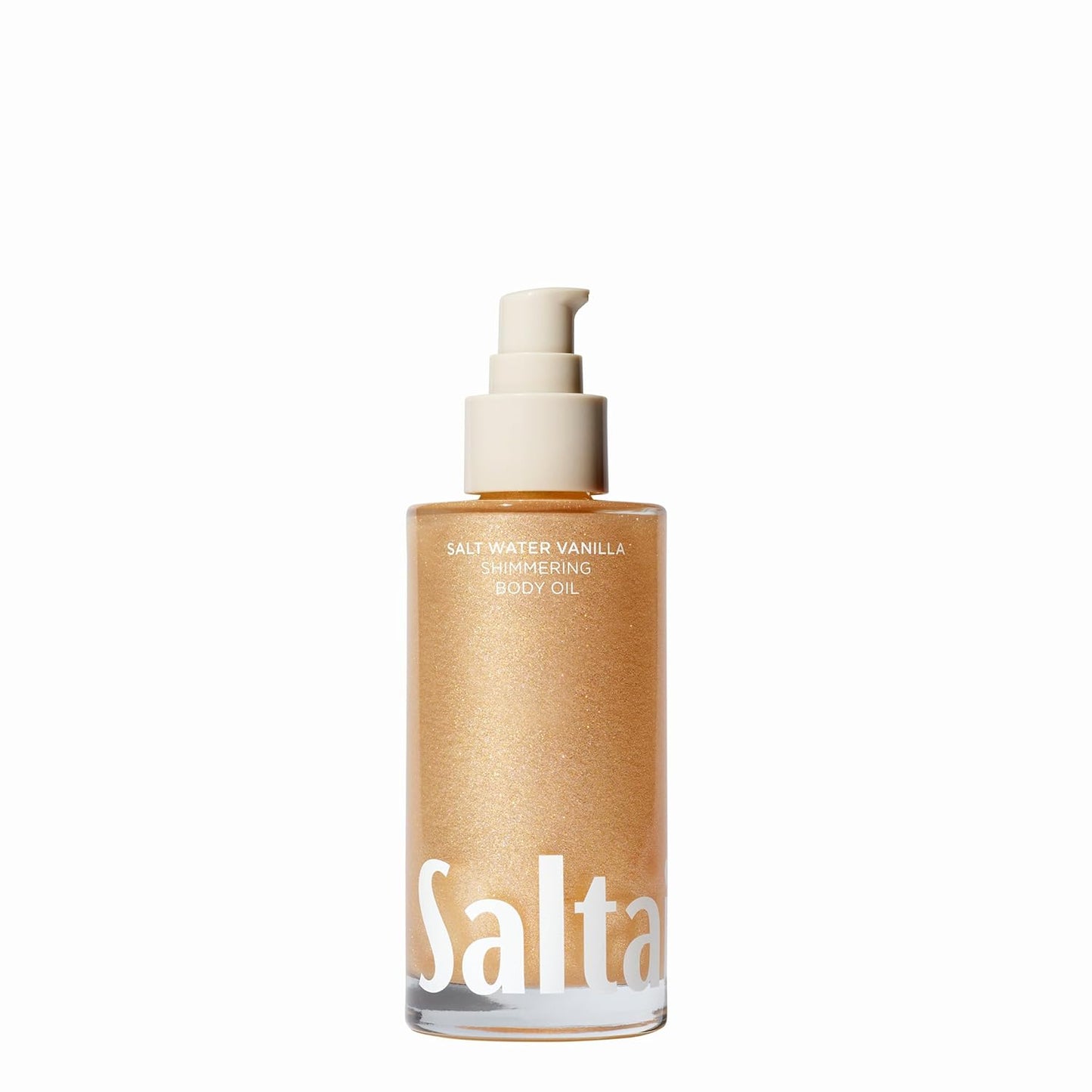 Shimmering Body Oil - Santal Bloom Scented Moisturizer with Light-Reflecting Pearls | 4 Fl Oz