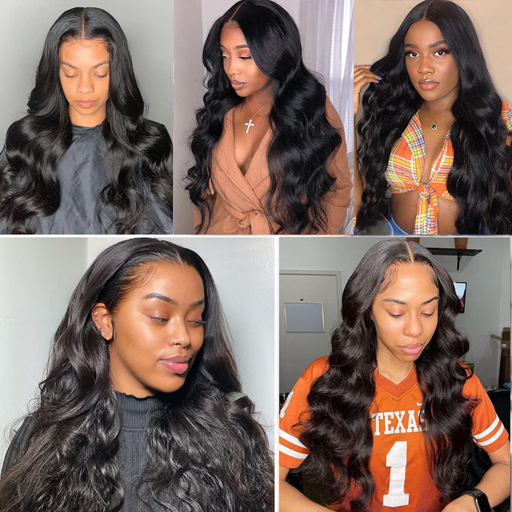 Human Hair Bundles Body Wave Human Hair Bundles #1B Body Wave Bundle 14 inch Natural Black #1B Color 50g