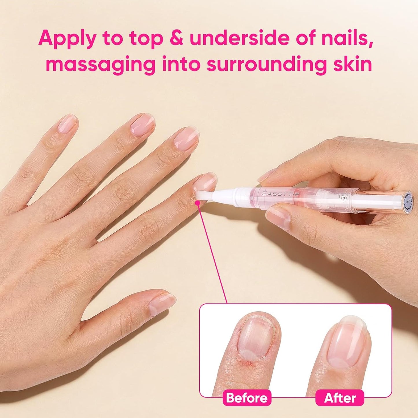Cuticle Remover Gel & Nail Strengthening Oil Pen - Salon-Perfect Nails at Home | Gel & Lemon