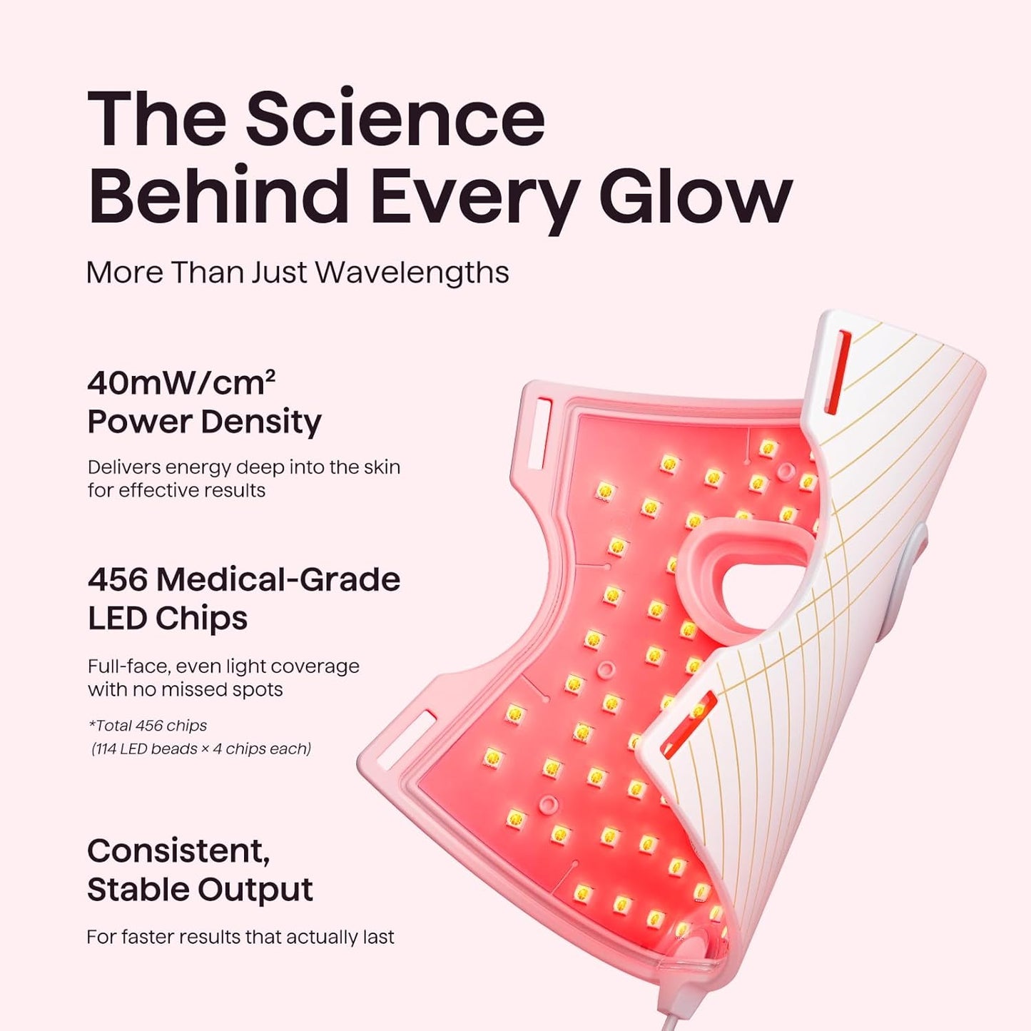 Red Light Therapy Mask for Face - LED Light Therapy for Anti-Fine Lines, Acne Treatment & Skin Rejuvenation | Multi-Color Options