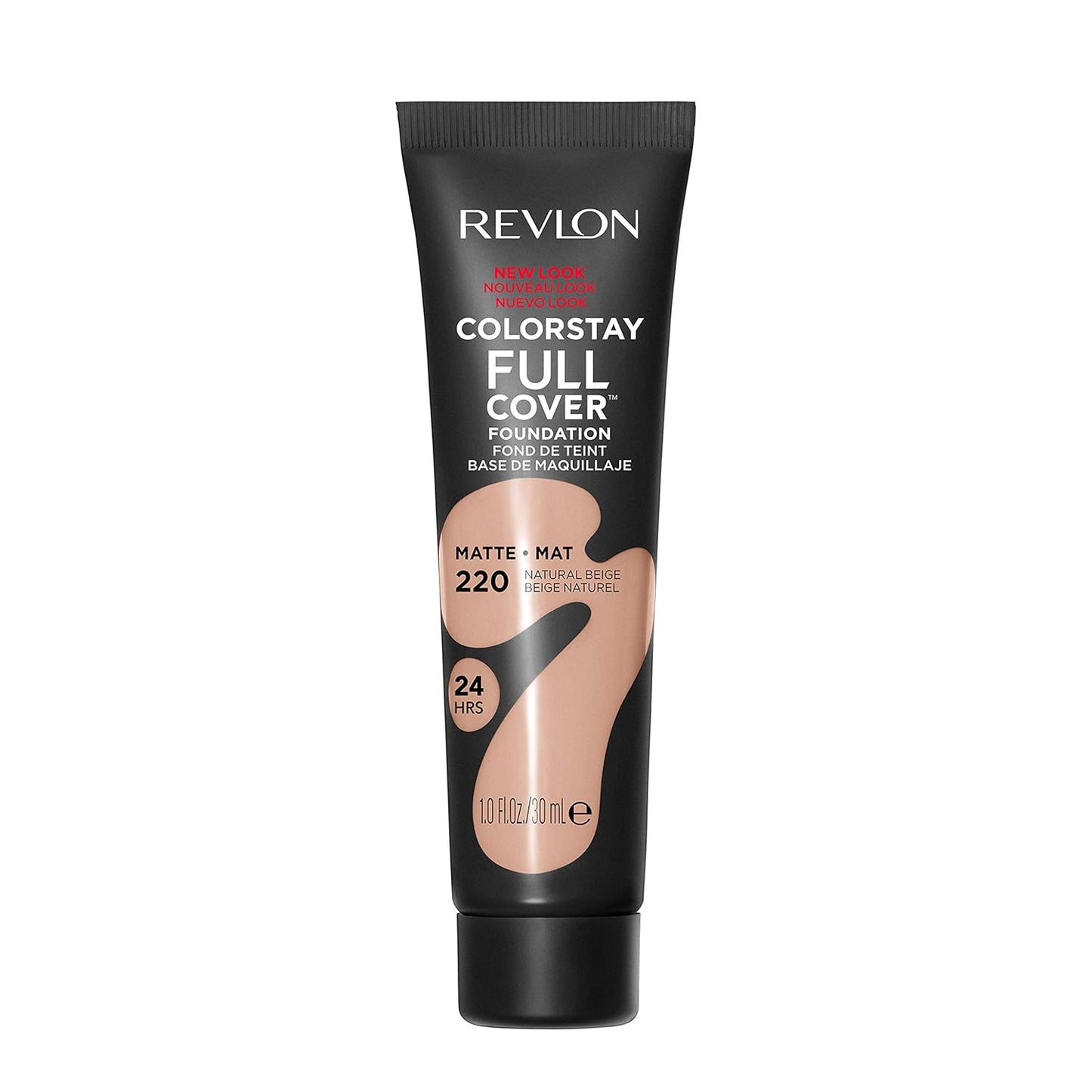 Revlon ColorStay Full Cover Matte Foundation - Heat & Sweat Resistant, Almond (405), 1.0 oz