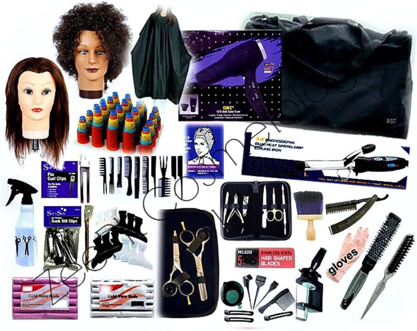 Cosmetology Student Kit - Essential Tools for Hair Styling & Cutting | Beauty School Supplies