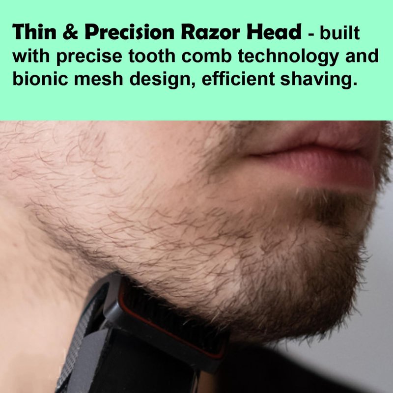 52B Series 5 Replacement Head for Braun Electric Shaver, S5 Wet and Dry Replacement Foil and Cutter Compatible with 5190cc 5090 5020 (2 Count)