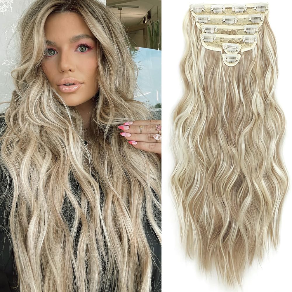 Amchoice Messy Bun Hair Piece 2 Pcs Elastic Wavy Curly Bun