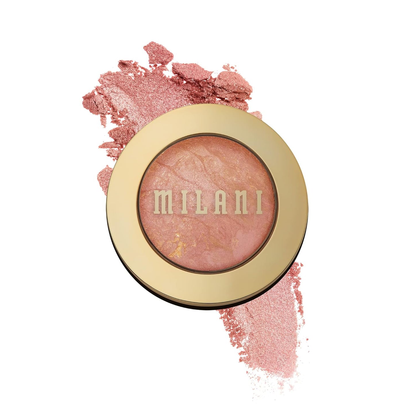 Milani Baked Blush - Cruelty-Free Powder Blush for Cheeks | Shape, Contour & Highlight - Dolce Pink
