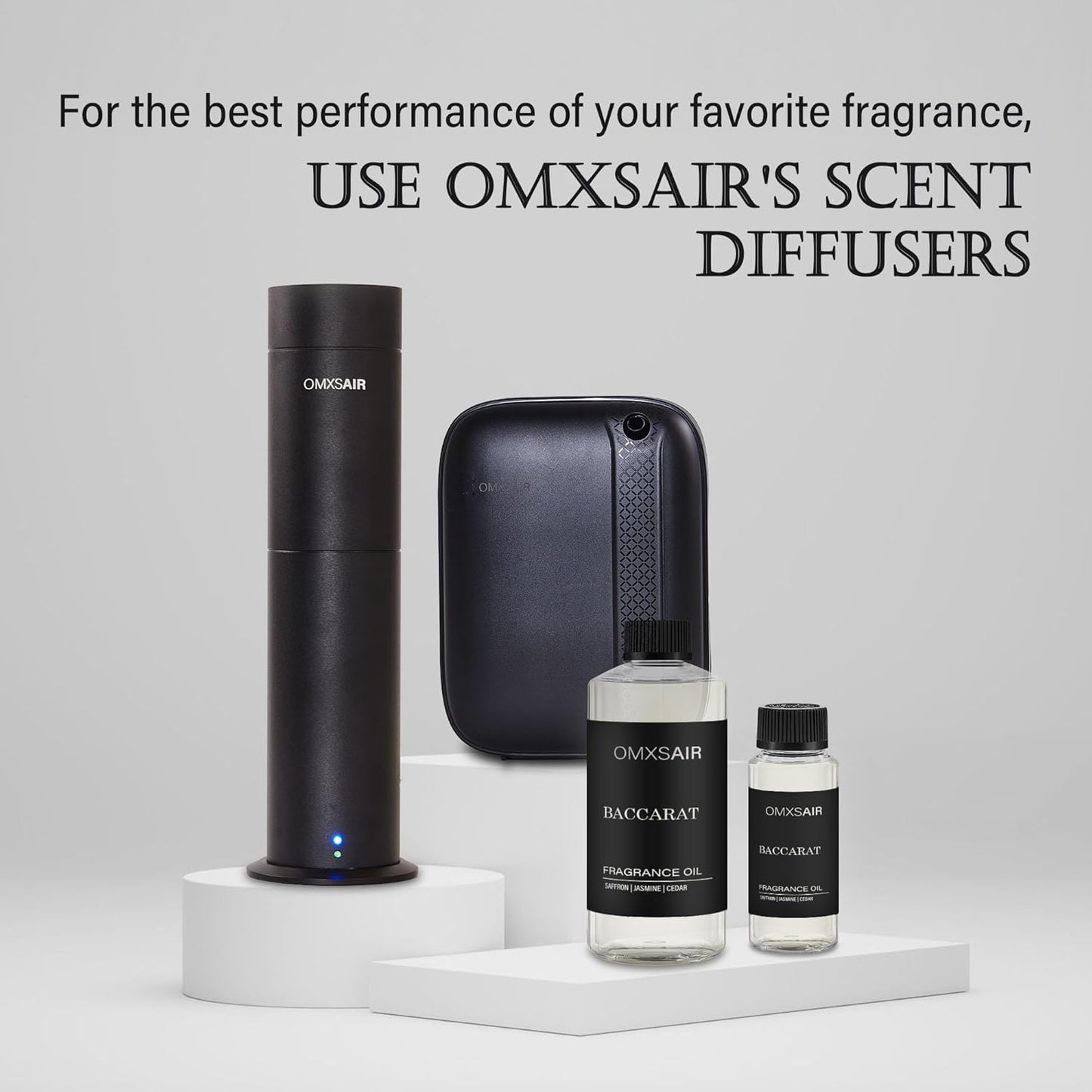 Baccarat Hotel Diffuser Oil - Luxury Aromatherapy Blend with Saffron, Cedar & Ambergris | 16.9 Fl Oz (500ml)