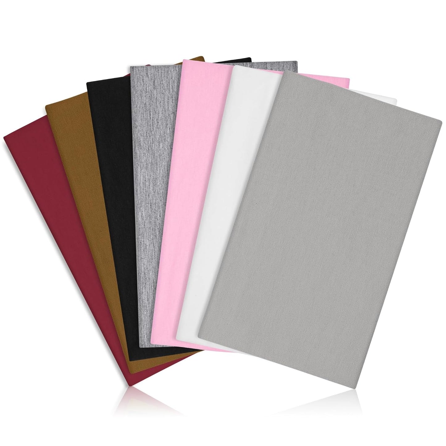 Wide Cloth Headbands for Women - 7PCS Soft & Stretchy Hair Bands for Workout, Yoga & Daily Wear