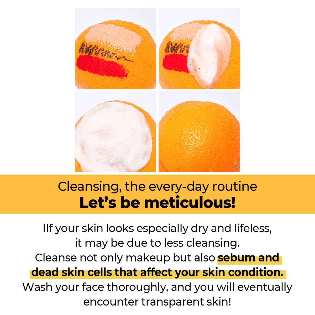 Numbuzin No.2 Cleansing Foam - Deep Clean Cream Cleanser for Blackheads & Excess Oil | 4.05 fl. oz.