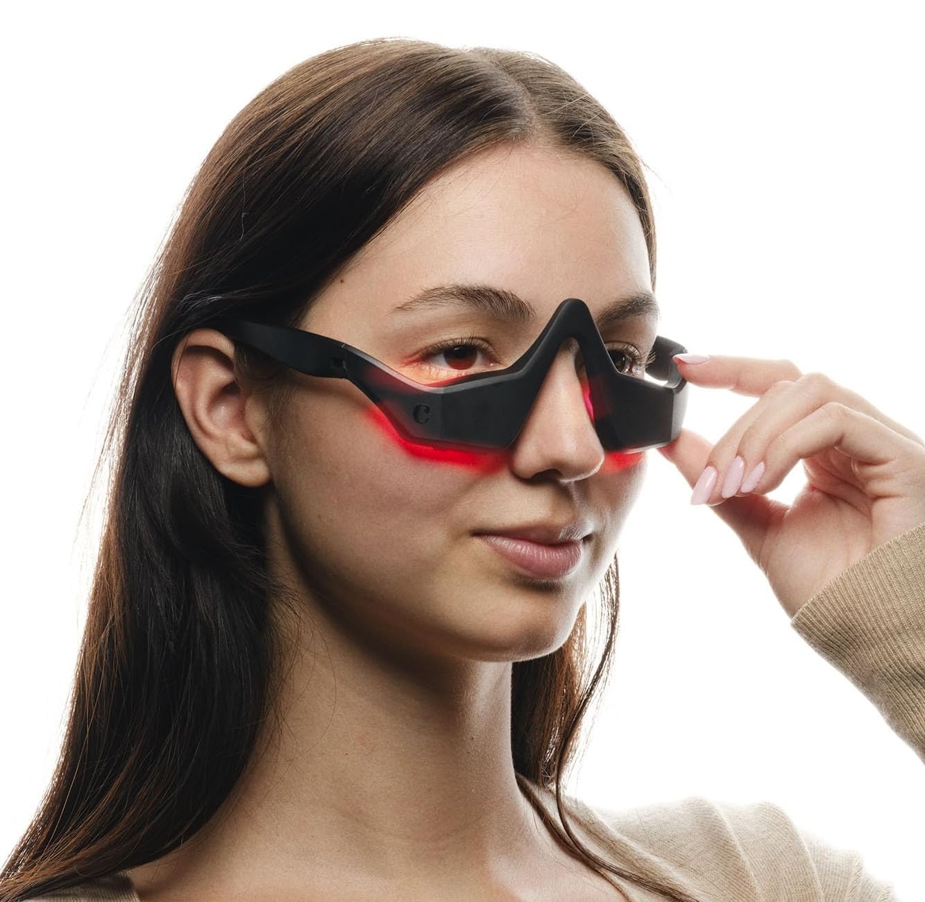 Capillus Eyelift Red Light Therapy Glasses - 685nm Treatment for Under Eye Bags, Wrinkles & Dark Circles