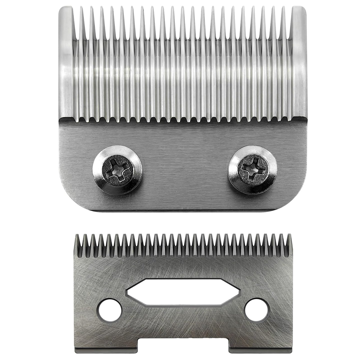 Blade Fit for Wahl Clippers Blades Replacement, Precision 2 Holes Adjustable Hair Trimmer Parts Blades Compatible with Wahl MC3 Replacement Blades, 5 Star Series, Super Taper, Magic Clip blade