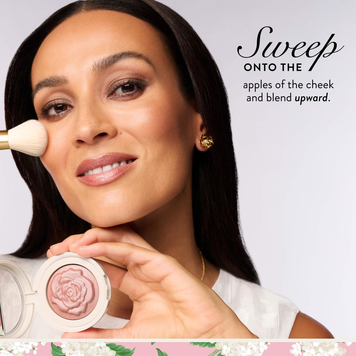 LAURA GELLER NEW YORK Baked Blush-n-Brighten for Mature Skin - 00 In Bloom - Powder Blush Won't Settle into Fine Lines - Buildable Natural Finish – Longlasting Formula - Made in Italy