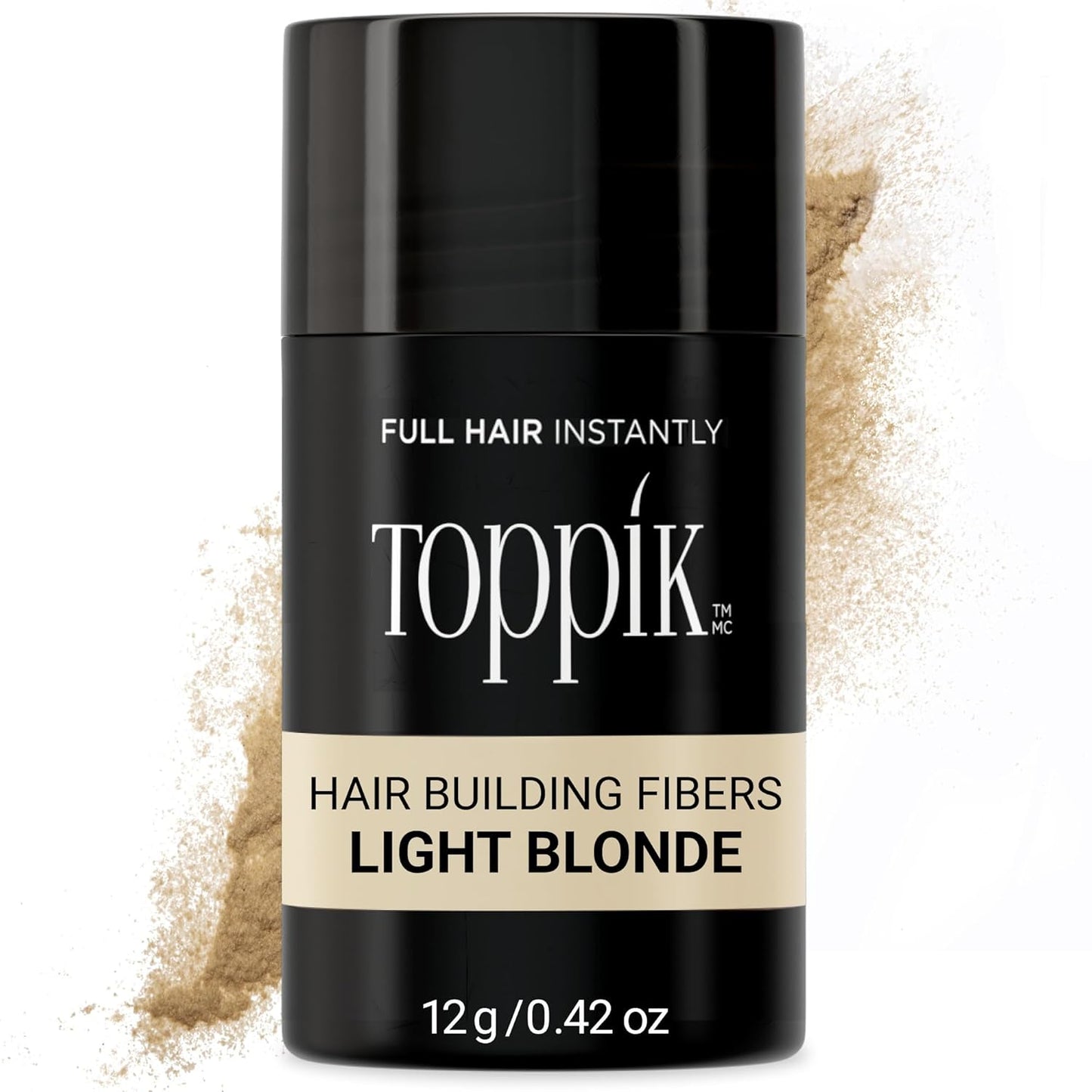 Toppik Hair Building Fibers - Instantly Thicker & Fuller Hair | 9 Shades, 4 Sizes Available