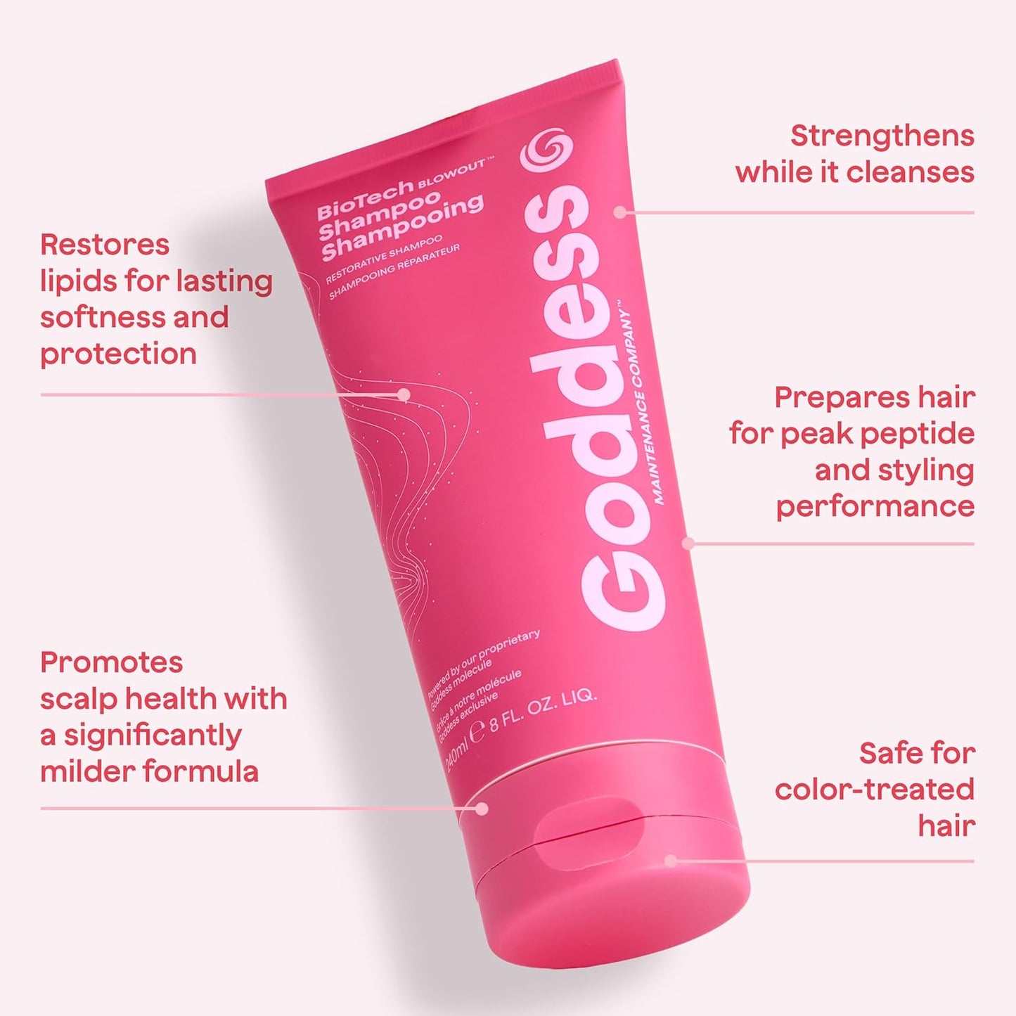 BioTech Restorative Hair Shampoo - Removes Build-Up & Restores Balance | 8 fl oz, Color-Safe, Sulfate-Free