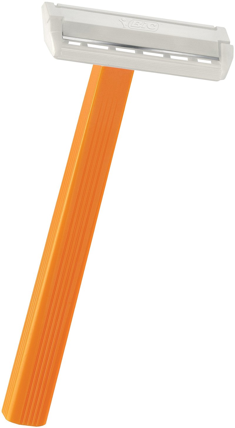 BIC 1 Sensitive, Single Disposable Razor Blade for Men, Designed for a Comfortable, Sensitive Shave, Pack of 20