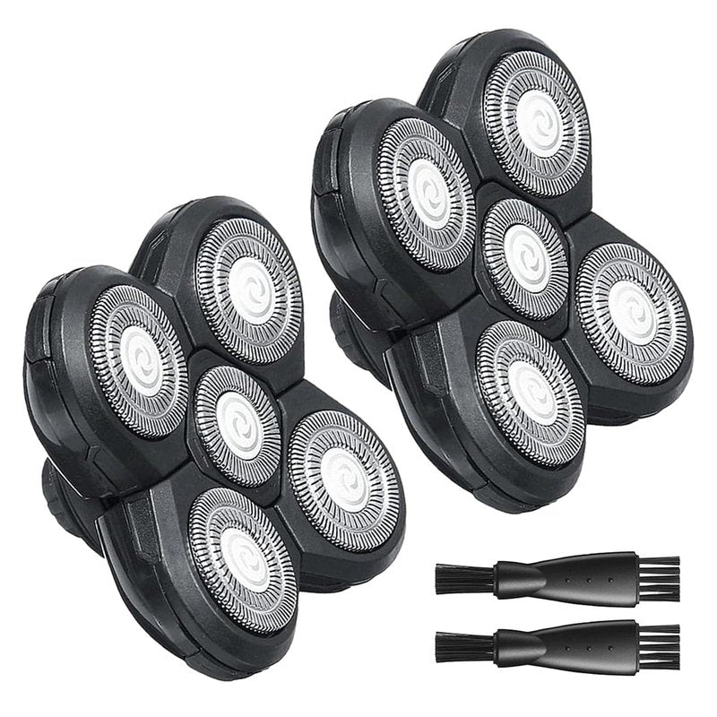 Groomi Replacement Blades Compatible with Baldie Pro Head Shaver, 2 - Pack Head Shaver Replacement Blades, Head Shavers for Bald Men, Gifts for Bald Men, 2 Cleaning Brush