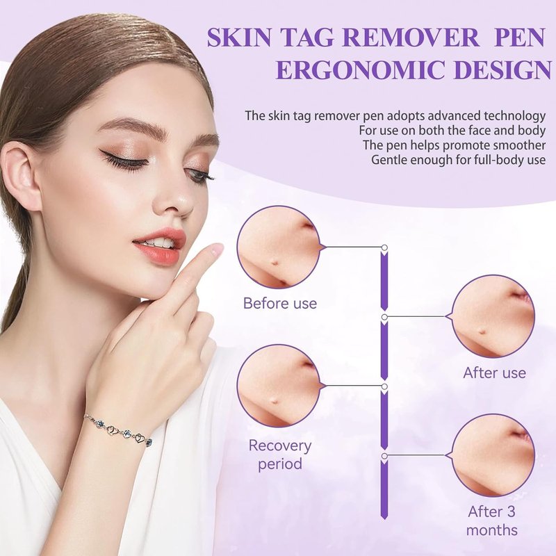 Skin Care Tools, Tag Appearance Grooming Pen – Cosmetic Use, Safe for Adult Home Grooming (White)