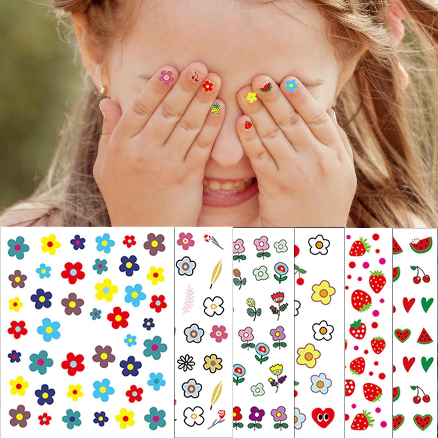 Christmas Nail Wraps - DIY Self-Adhesive Nail Art Stickers with Santa & Snowflake Designs | 12 Sheets & 2 Nail Files