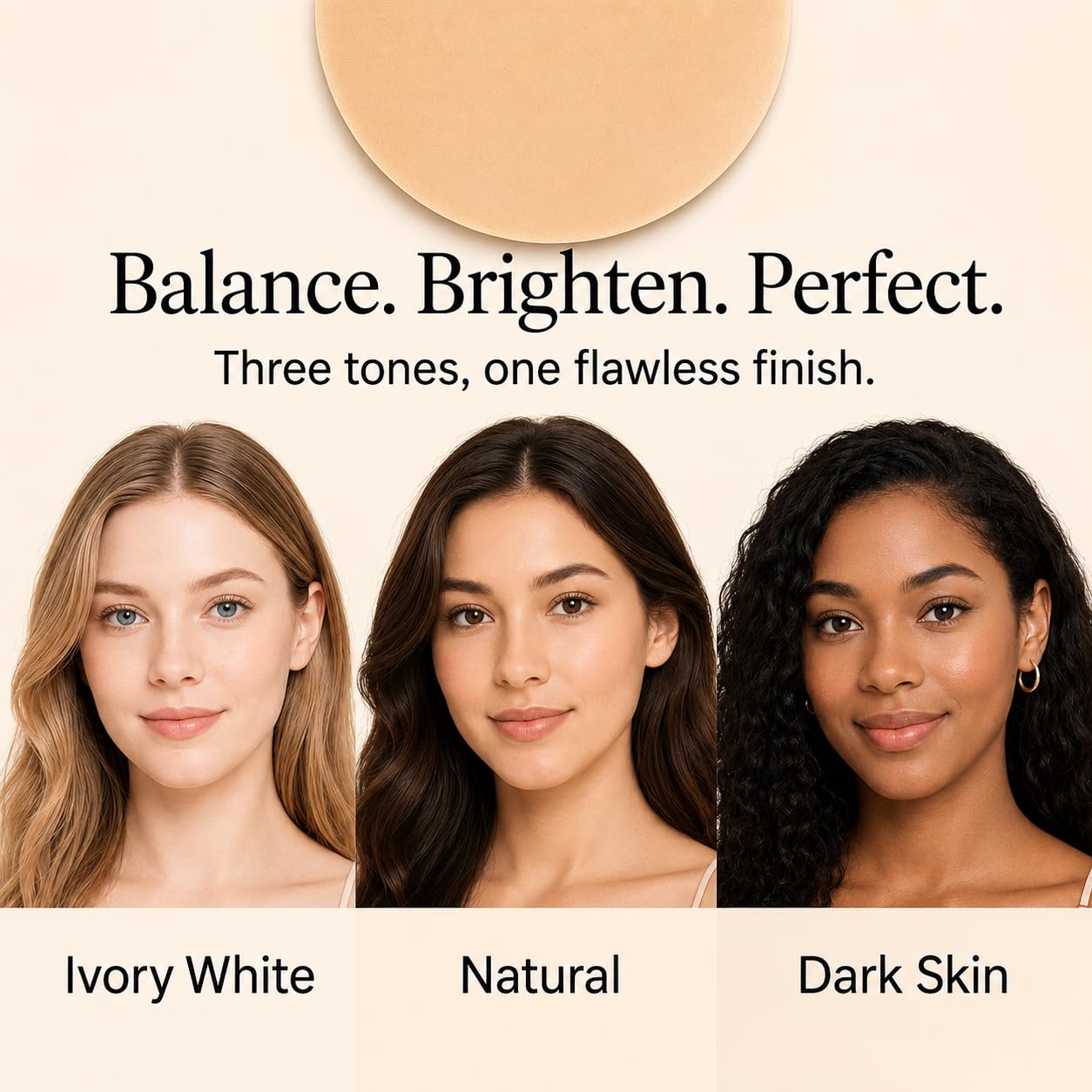 Color Changing Foundation Stick with Volufiline & Collagen – Blanc Cover Cream Stick – Korean Concealer Foundation Sticks for Dewy Skin– Makeup Foundations Sticks with Detachable Brush (White)