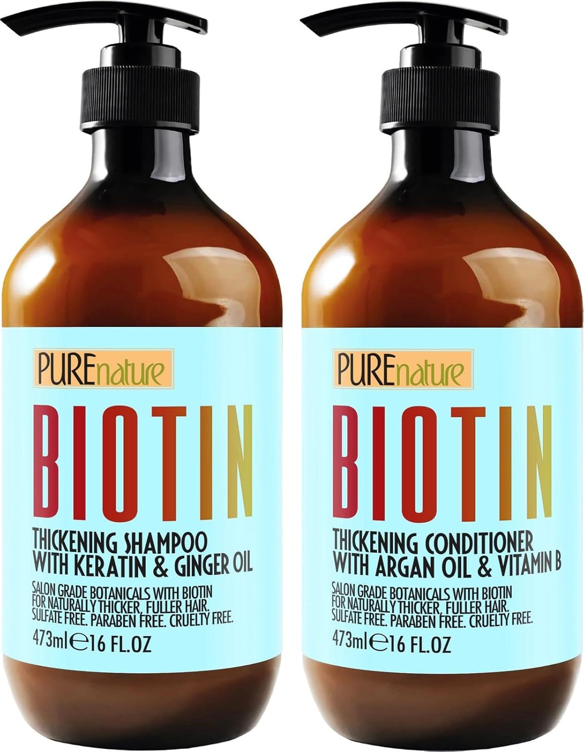 Tea Tree Oil Shampoo & Conditioner Set - Sulfate & Paraben Free | Anti-Dandruff Treatment for Oily Hair & Itchy Scalp