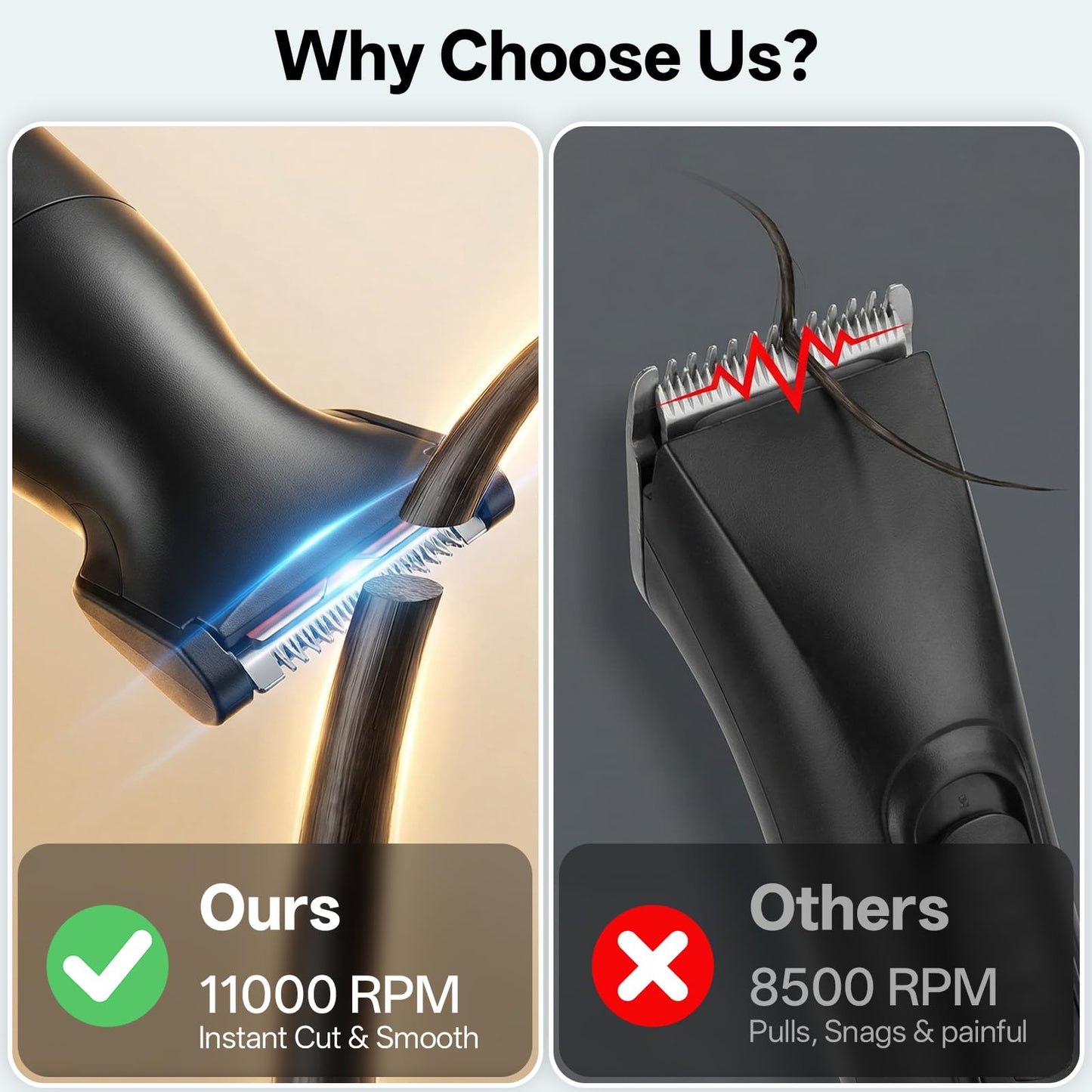 Rechargeable Nose Hair Trimmer - 4-in-1 Ear Eyebrow Beard Grooming Kit for Men & Women, Waterproof Quiet Motor, Fast Charging | 11000 RPM | Portable Travel Size Nose Trimmer Beard Trimmer (Black)