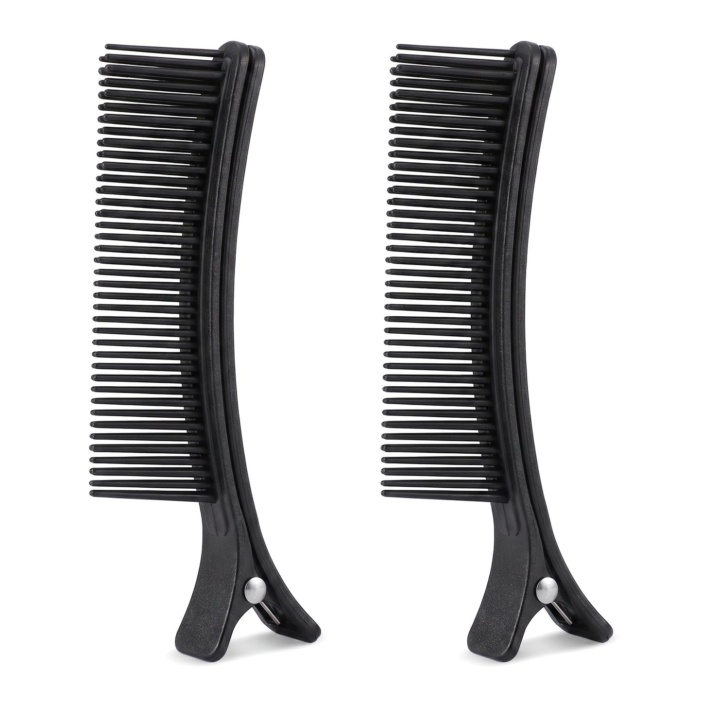 2pcs Hair Sectioning Clips Stylist Nonslip Hair Clips Comb for Professional Salon Sectioning Haircuts Dying DIY Accessories