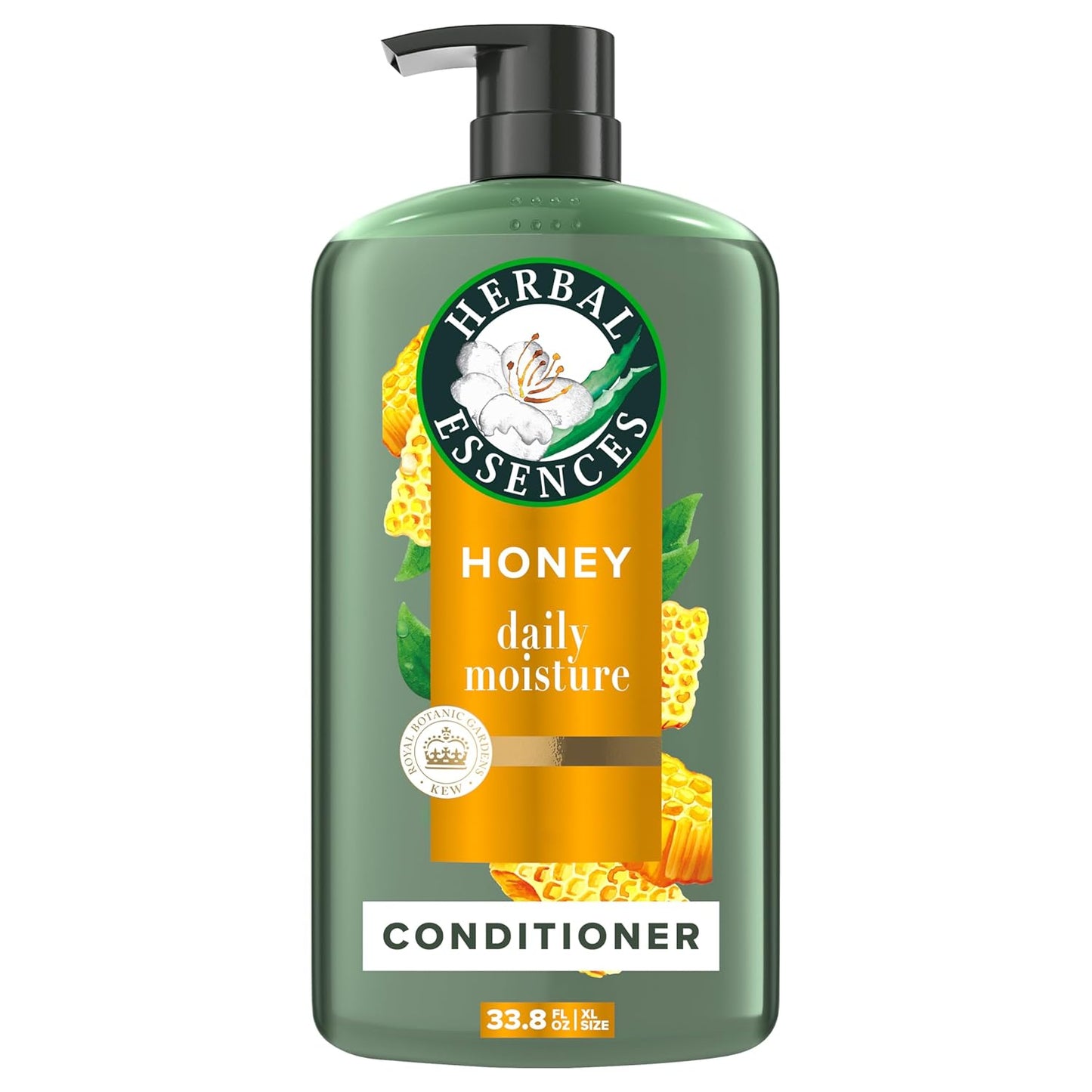 Herbal Essences Sulfate Free Shampoo - Daily Moisture & Nourishment with Honey, Aloe Vera & Camellia Oil | 33.8oz
