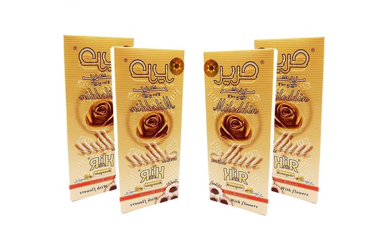 Harir Sweet Packets Hair Removal Wax Waxing Sugar Sugaring Paste Natural All Essence All Body Parts All Hair Types Bikini Brazilian Face Easy to Prepare (4 Packs x 90 gm) Total 12.70 oz / 360 gm