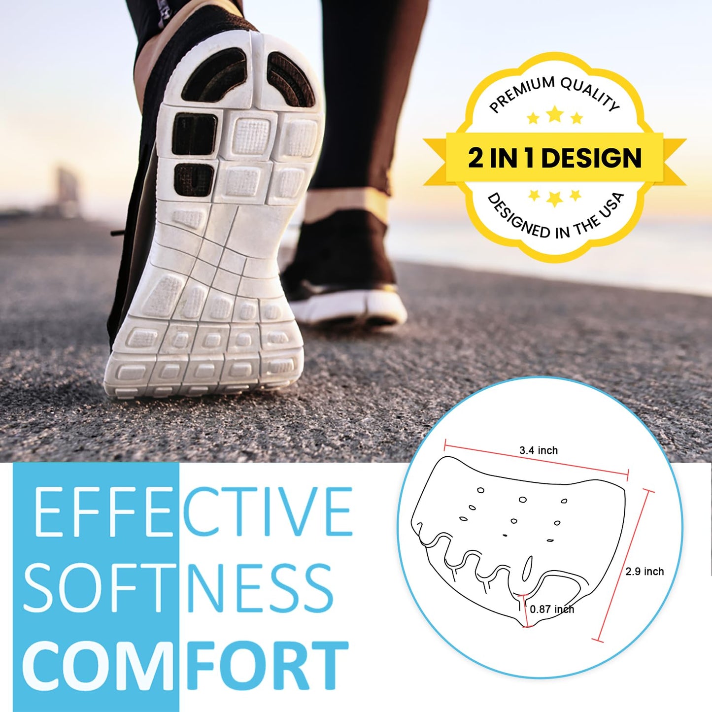 TASZOOS Toe Separators & Metatarsal Pads for Women & Men