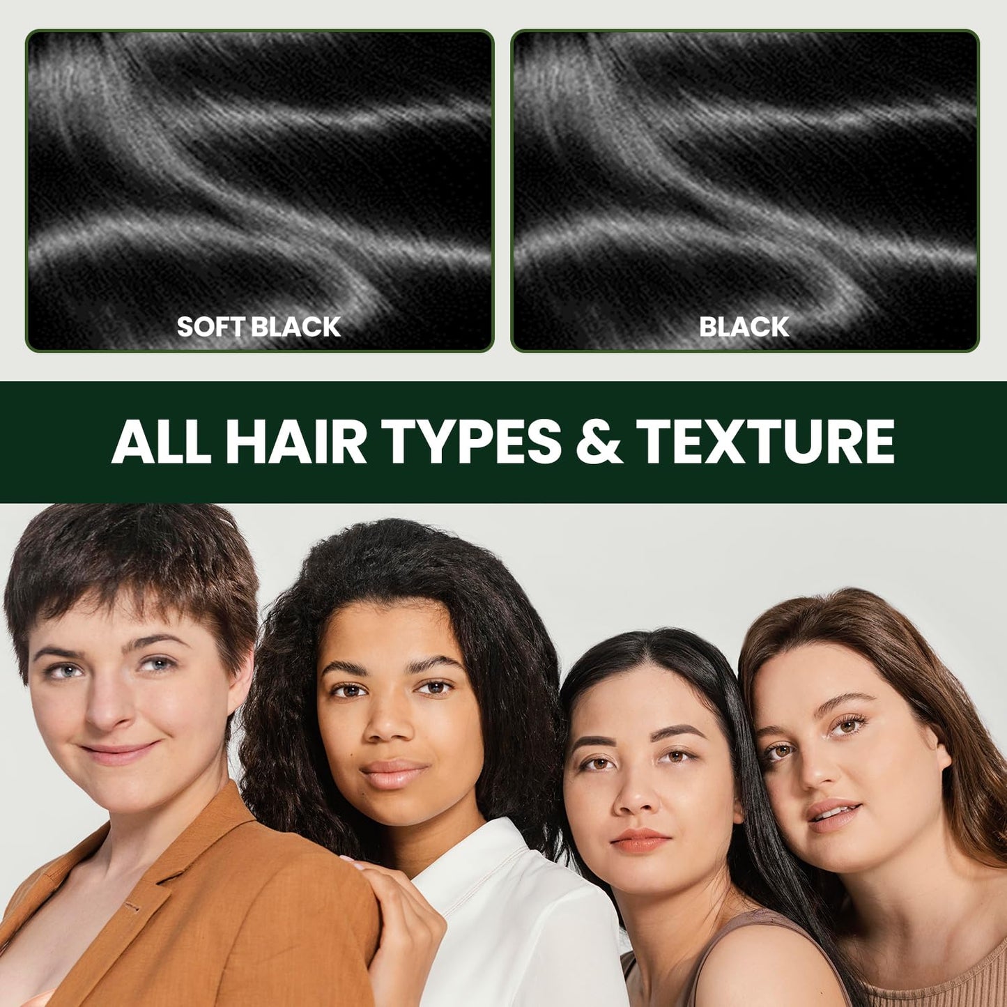 Korean Herbal Vegan Hair Dye | Dongsung Herb Speedy Color Cream - Soft Black, PPD-Free & Ammonia-Free, 20-Minute Application