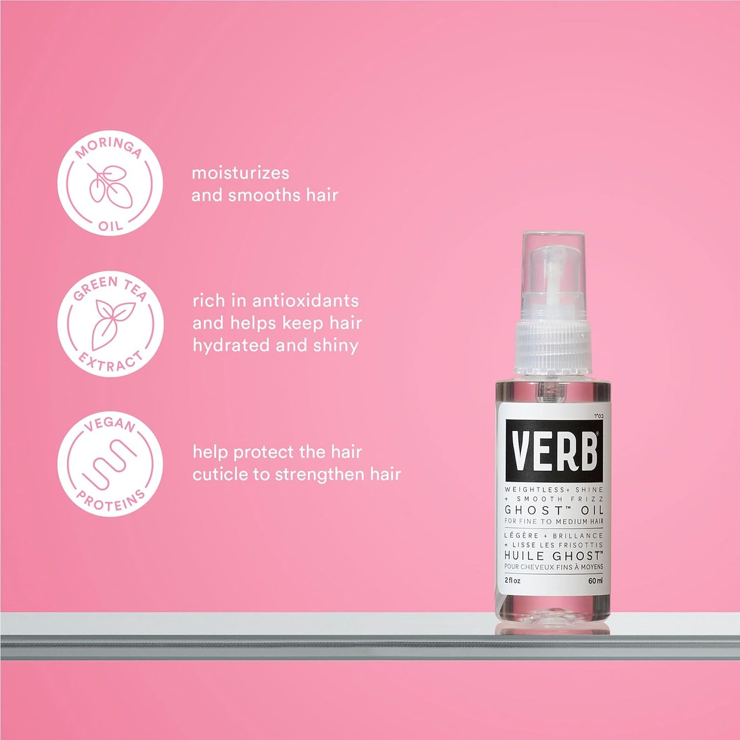 Ghost Trio Kit - Weightless Hair Collection for Fine to Medium Hair - Smooth Shine & Frizz Control