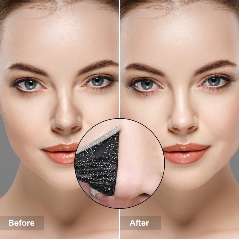 Charmonic Blackhead Pore Strips, 33 pcs Charcoal Peel Off Strips, Blackhead Remover Pore Strips for Men, Deep Cleansing Strips Remove for Nose Area and Face Oil and Blackheads