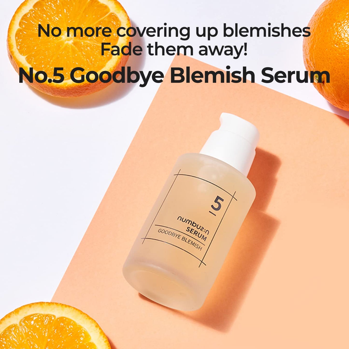 Numbuzin No.5 Serum - Blemish Treatment with Vitamin C & Niacinamide | Lightweight Gel for Acne Scars | 1.69 fl. oz.