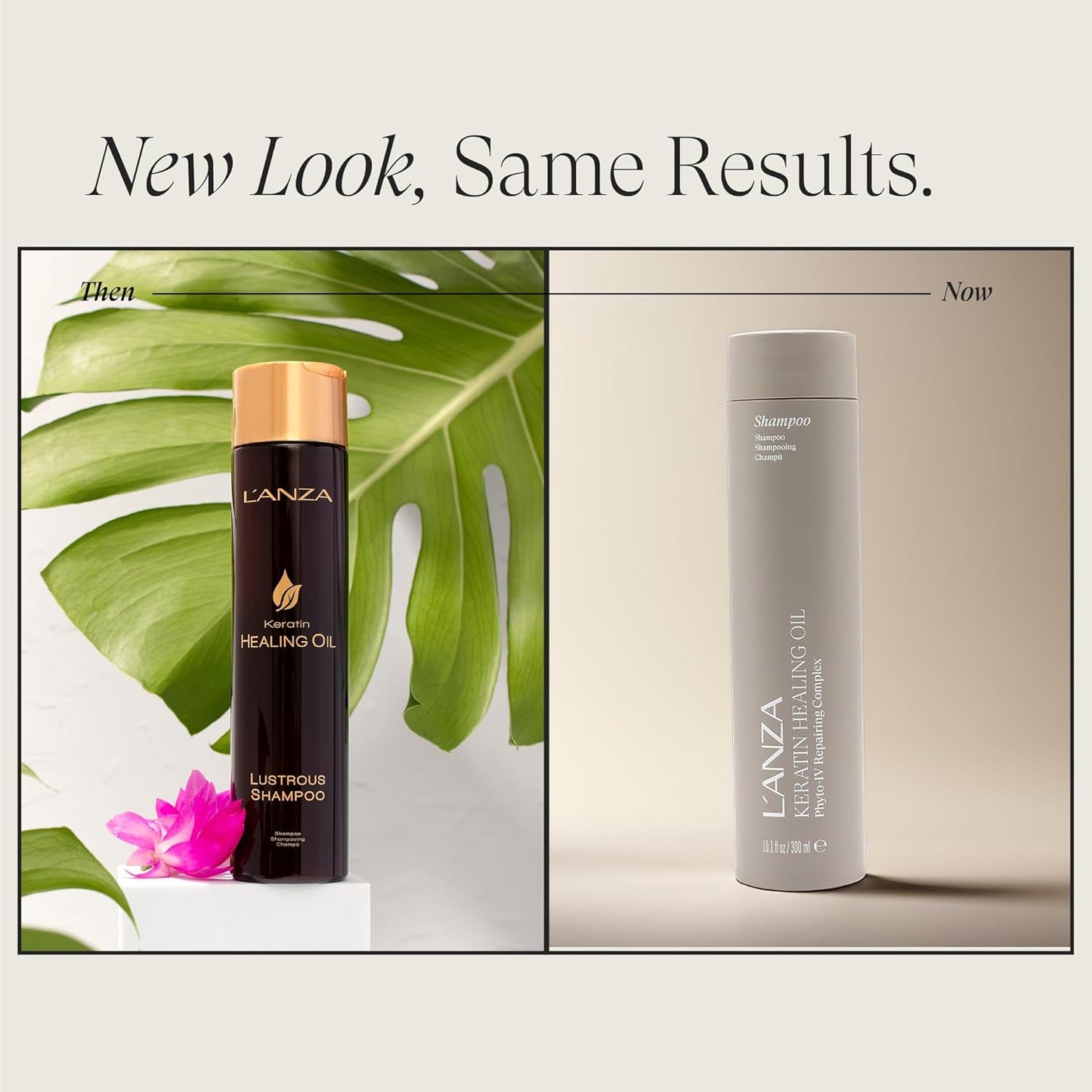 L'ANZA Keratin Healing Oil Shampoo - Hydrating Cleanse for Softness & Shine | Sulfate-Free, Color Safe, Anti-Frizz