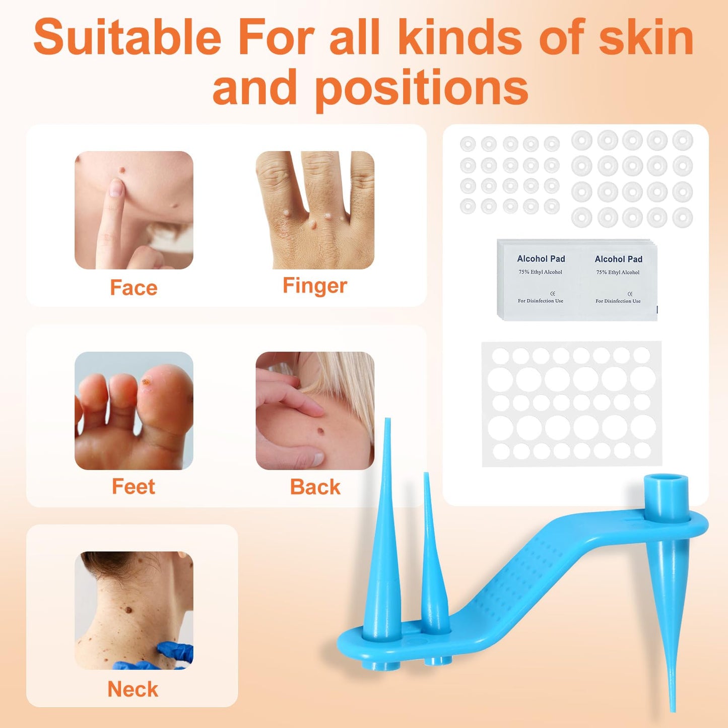 Nodhaul AL-40 Skin Removal Kit, Removal Tools for Home use, Best Tools to Make Your Better, Beauty Remover kIt for Men & Women