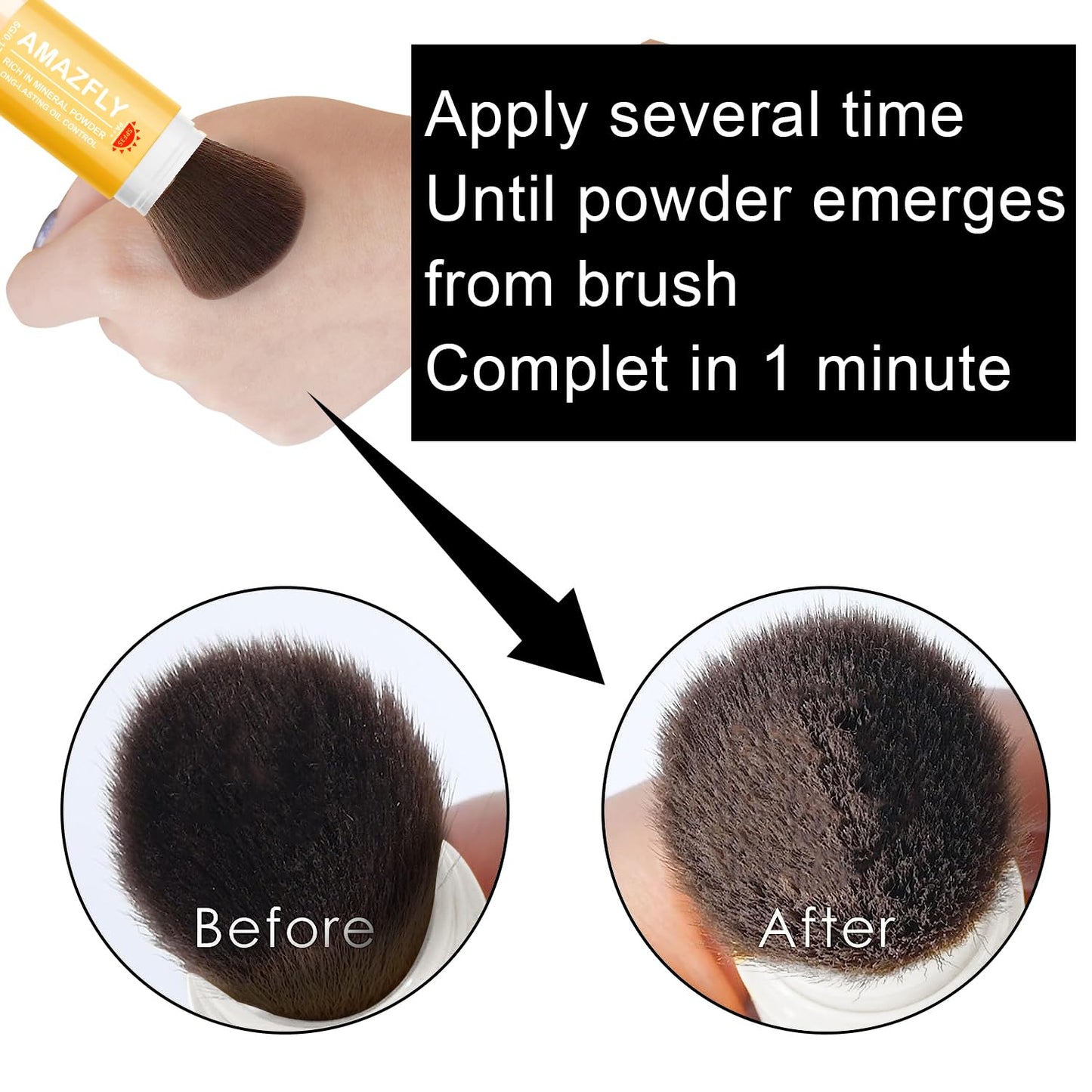 Mineral Sunscreen Setting Powder, SPF 35 Brush Sunscreen Powder for Face & Scalp, Long Lasting Lightweight Breathable, Oil Control Natural Matte Finish (#04 Pink Complexion)
