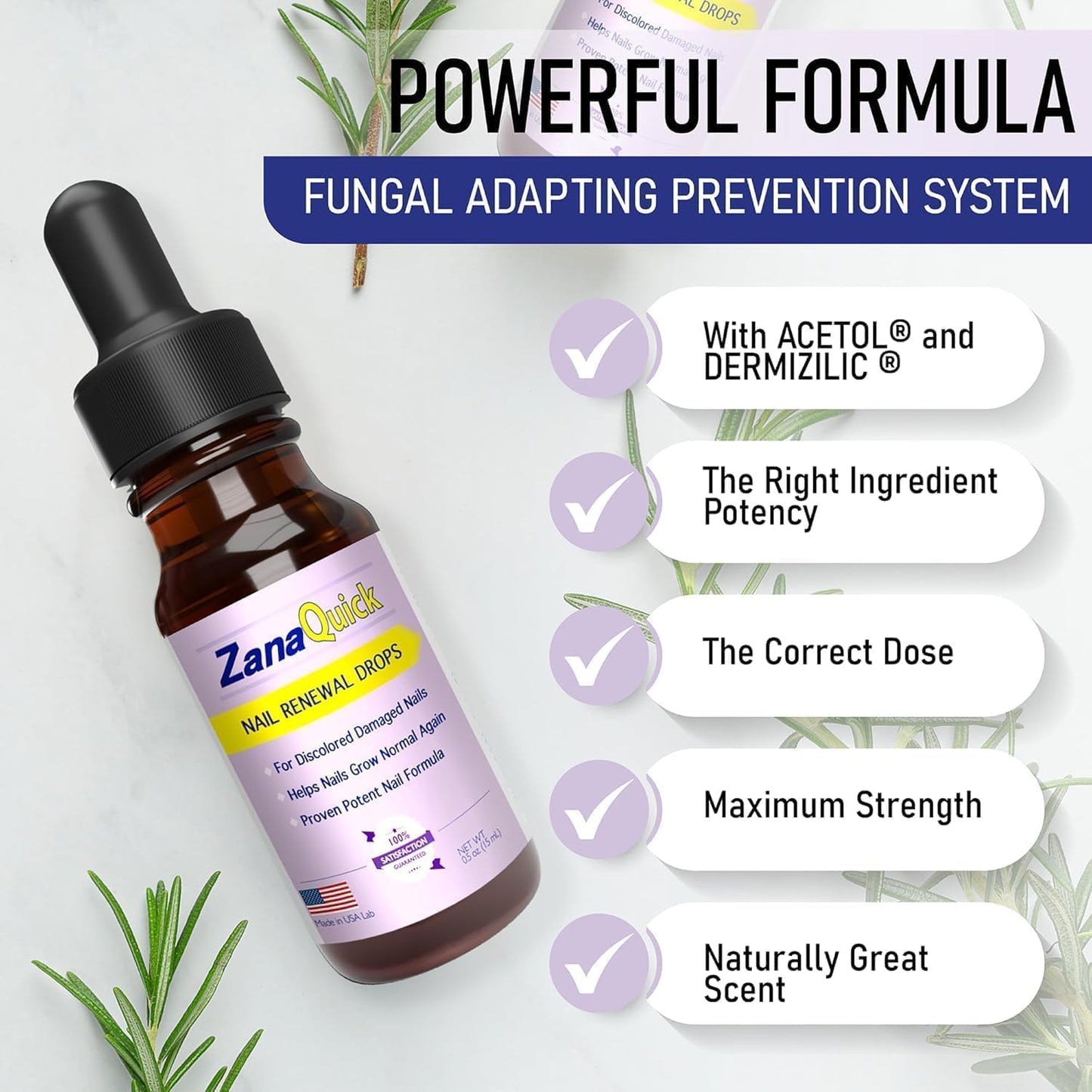 Nail Care Drops for Toenails & Fingernails - Daily Solution for Healthy Nails | Easy Application - 6-Pack