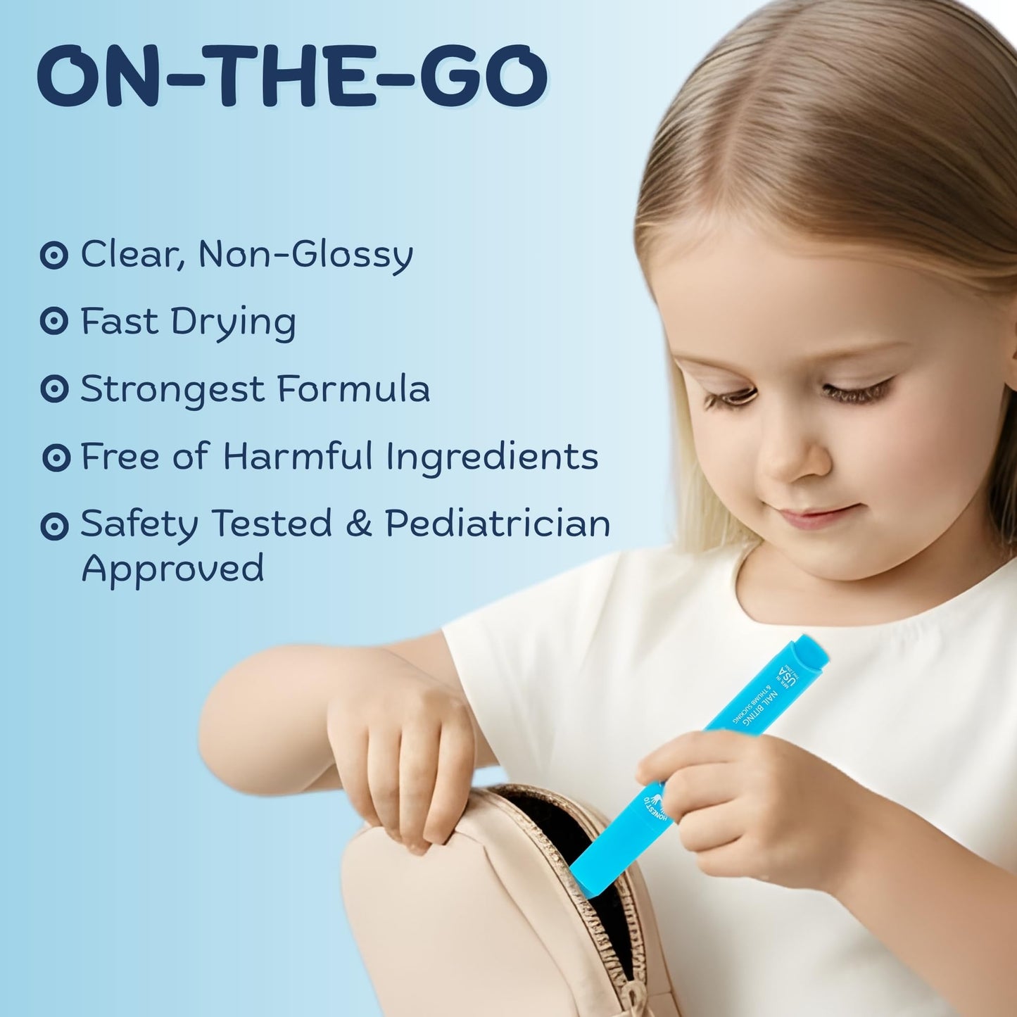 Honest10 Nail Biting Prevention Click Pen for Kids - Break The Thumb Sucking Habit - Safe Bitter Nail Formula, Lab Tested & Pediatric MD Approved - Easy Application, Mfr in USA (0.25 oz)