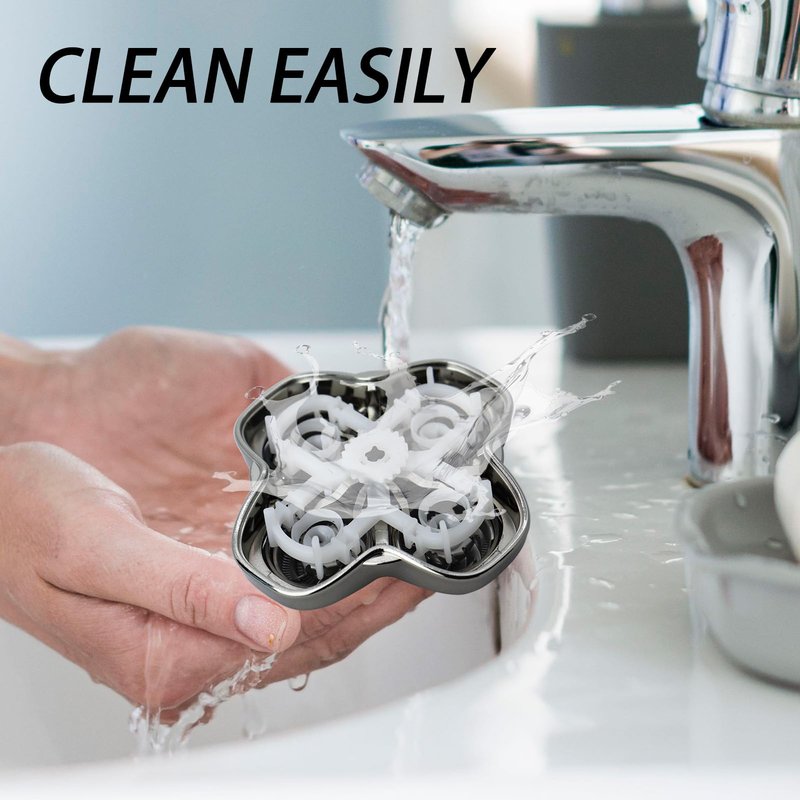 OXSITO 4 Pack Pro 4 Shaver Replacement Heads for Skulls Pitbulls Gold PRO, Silver PRO, Platinum PRO, Butterfly Kiss PRO Head Shavers, Floating 4 Heads for a Fast, Close and Smooth Shave.