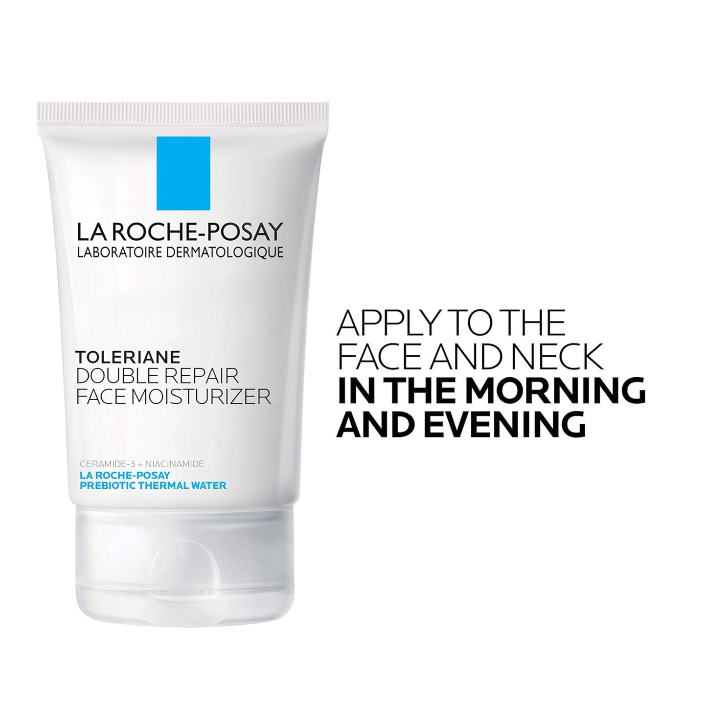 La Roche-Posay Toleriane Double Repair Face Moisturizer - Daily Cream with Ceramide & Niacinamide for All Skin Types | Fragrance-Free, Long-Lasting Hydration