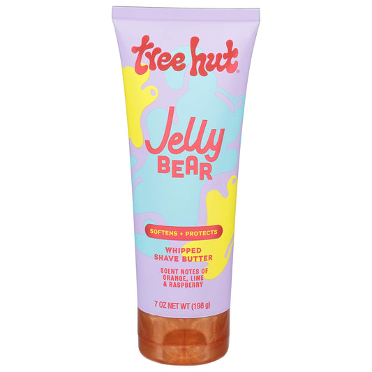 Tree Hut Whipped Shave Butter Jelly Bear, Moisturizing & Hydrating Shave Cream with Shea Butter & Aloe, Smooth Glide for Soft Skin, Sweet Candy Scent, 7 Fl Oz