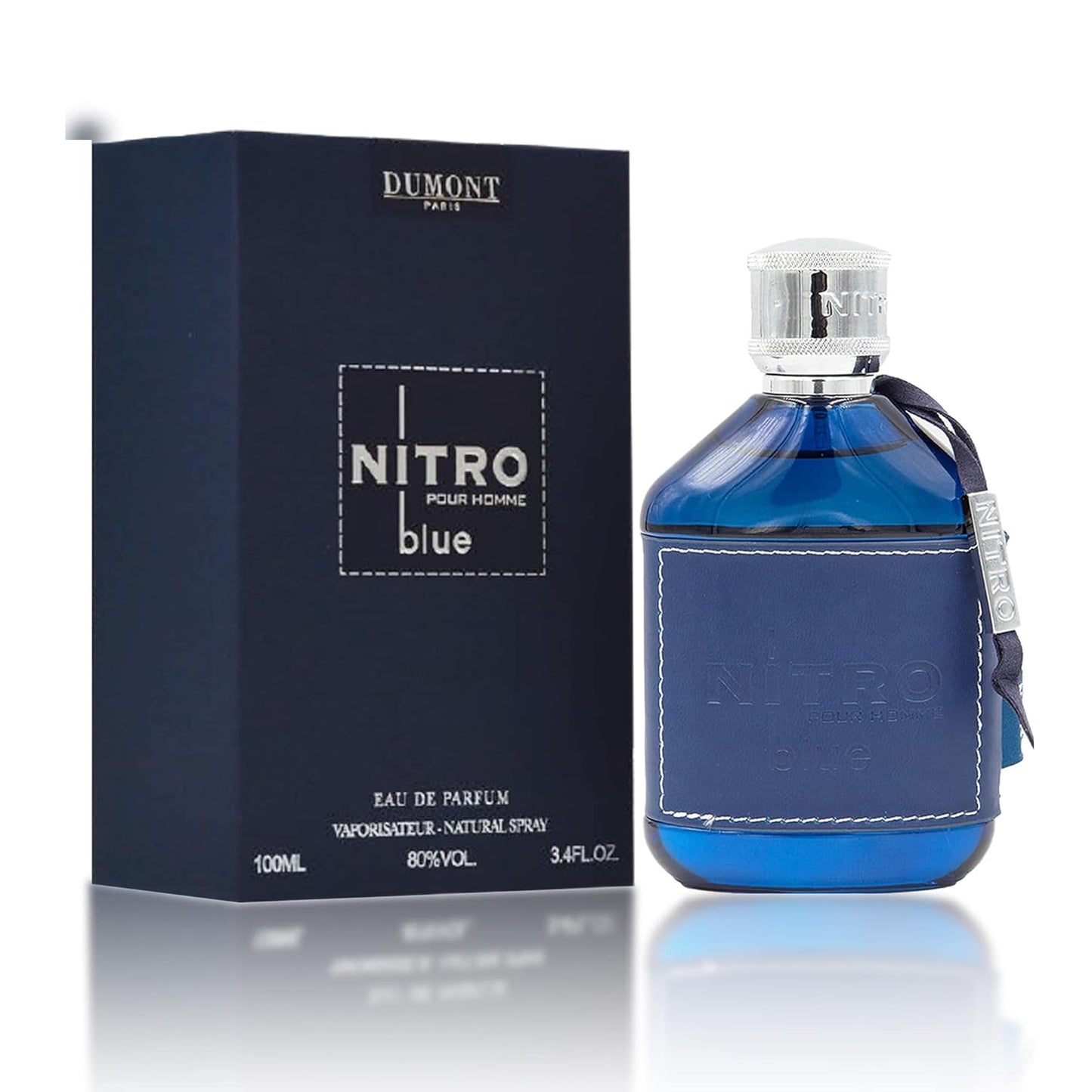Dumont Nitro Red Eau De Parfum for Men - Rich Fruity Woody Floral Fragrance | 3.4 Fl Oz Long-Lasting Scent