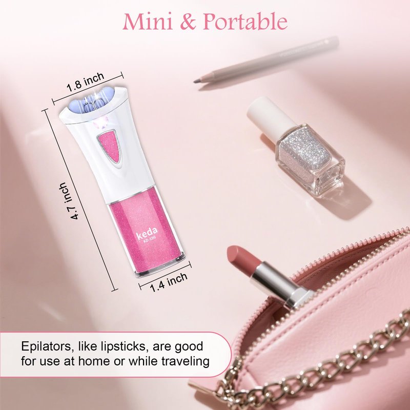 Glabrskise Skin Epilator, 2026 New Glabrskise Skin Hair Remover for Women with LED, Smooth Glide for Women Facial Hair, Glabrskise Skin epilator for face/Lip/Arm/Bikini Area/Leg/Armpit