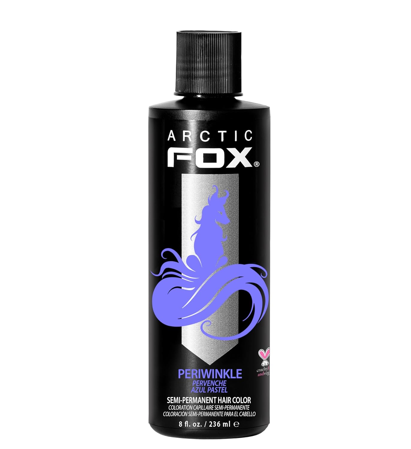 Arctic Fox Semi-Permanent Hair Dye - Vibrant Purple AF Color | Vegan, Ammonia-Free, 4 Fl Oz