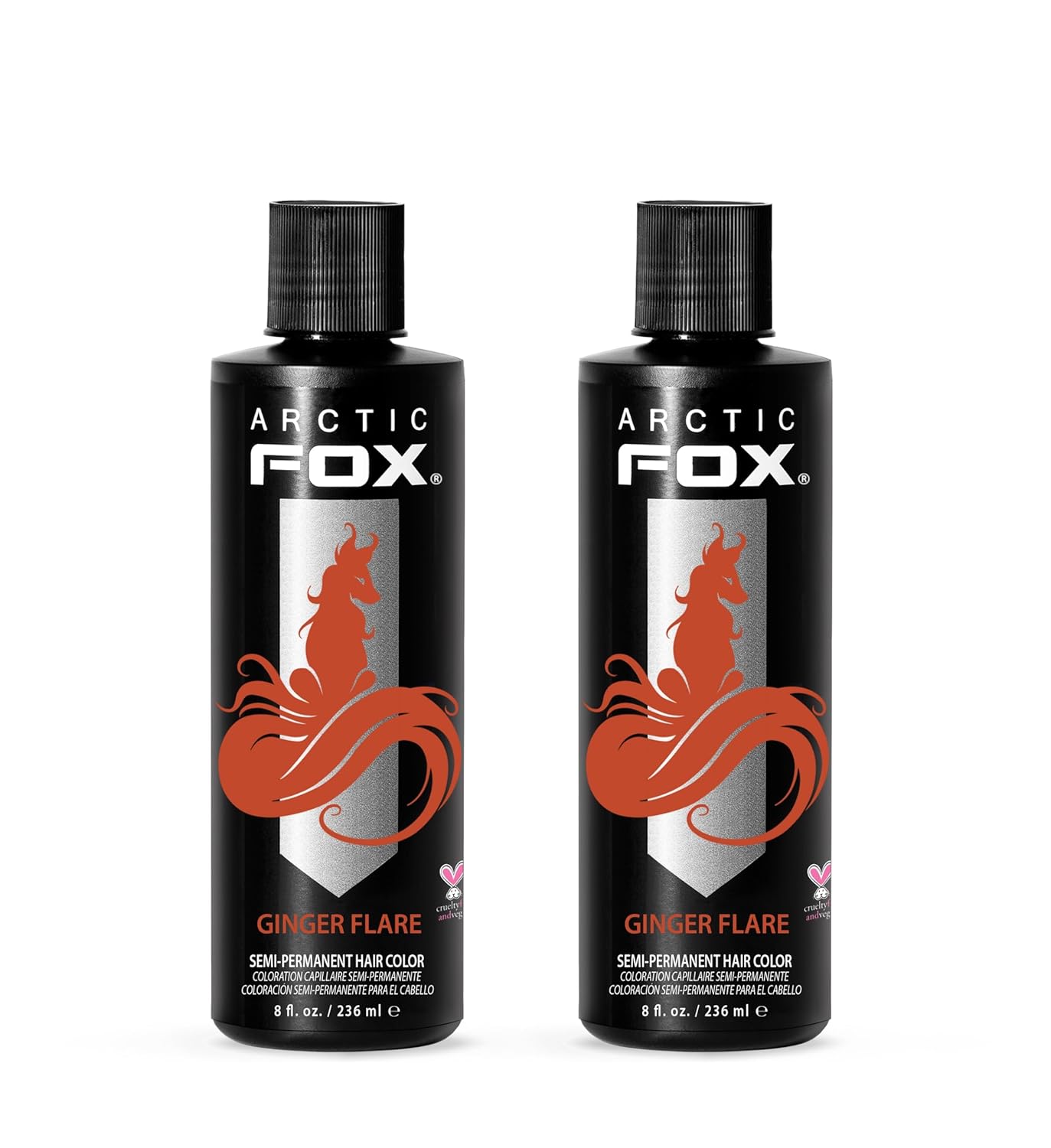 Arctic Fox Semi-Permanent Hair Dye - Vibrant Purple AF Color | Vegan, Ammonia-Free, 4 Fl Oz