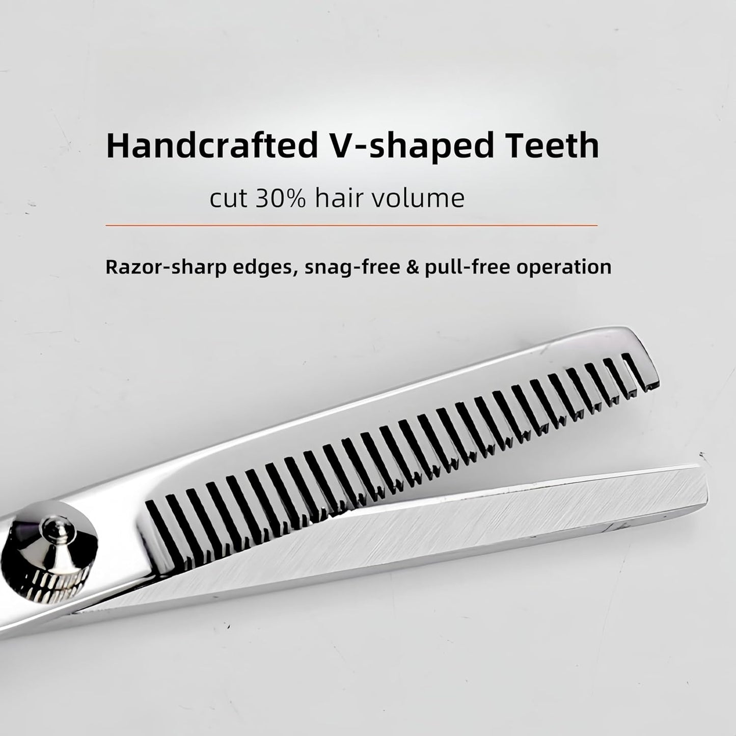 Professional Hair Cutting Scissors Set - Thinning Shears Kit with Comb & Case for Men & Women | Home Haircutting Essentials
